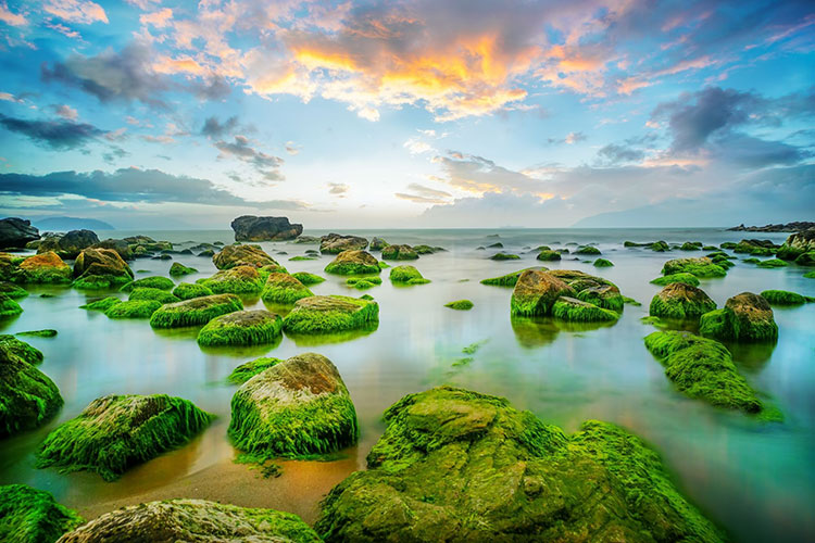 🐚 2. Nam O Beach – Where History Meets the Ocean